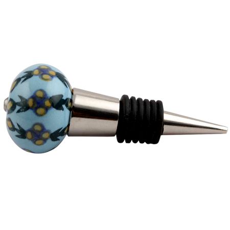 Green Grass Ceramic Wine Stopper